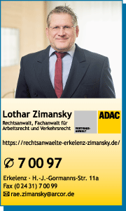 Rechtsanwalt Lothar Zimansky Erkelenz Banner